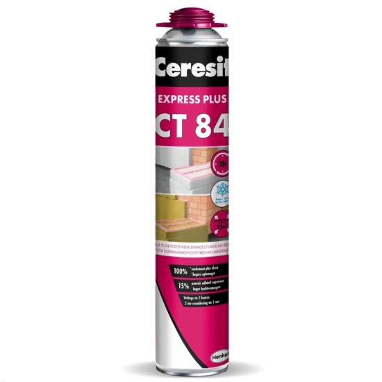 Ceresit CT84 Express - Internal and External Wall Insulation Boards Foam Adhesive 750ml