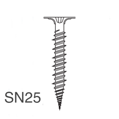 4.2mm x 25mm Knauf SN25 Aquapanel Maxi Screws (box of 1000)