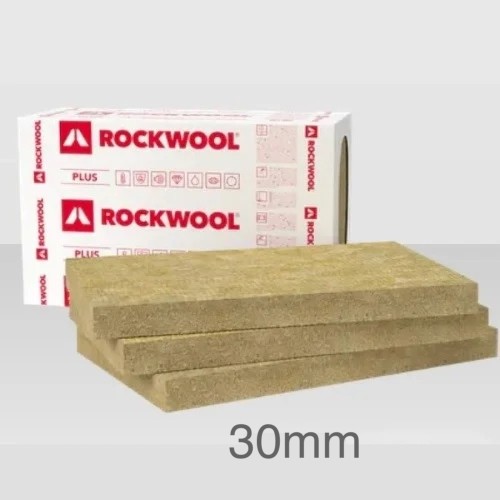 Rockwool 30mm Frontrock Plus Dual Density External Wall Insulation Slab 1000mm x 600mm (10 pcs)