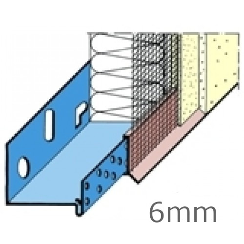 6mm PVC System Base Track Clip - Drip with Mesh