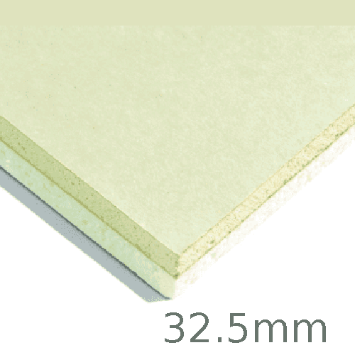 Xtratherm 32.5mm XT/TL Thermal Liner Dot and Dab (20mm PIR and 12.5mm Plasterboard)